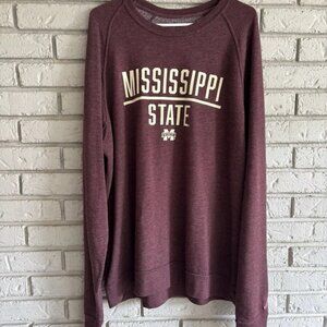 Triblend Sweats League Mississippi State University MSU Sweatshirt XL.